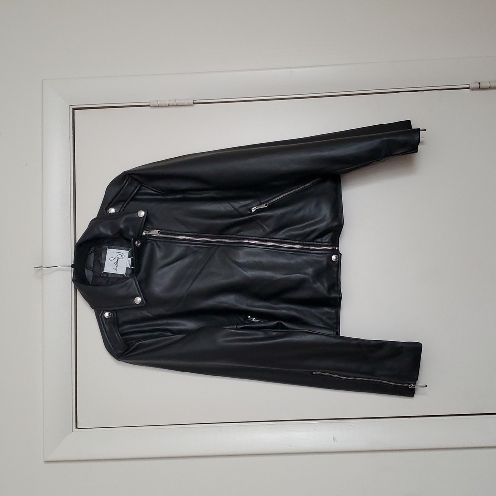 *NWT* Sam Edelman Vegan Faux Leather Moto Jacket